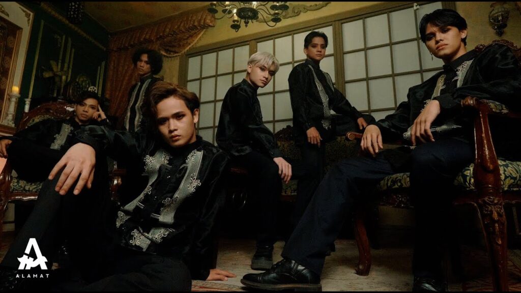 P-pop group Alamat in their official Aswang music video